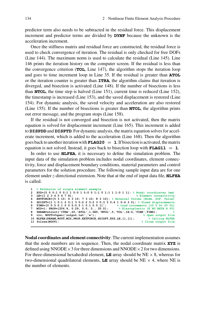 NLFEA 3D results